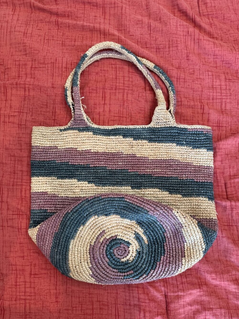 Haute Hippie XL Raffia Hobo Tote Bag